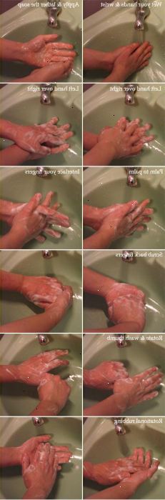 5 trin til en effektiv hånd-vask. Den bedste måde at vaske dine hænder.